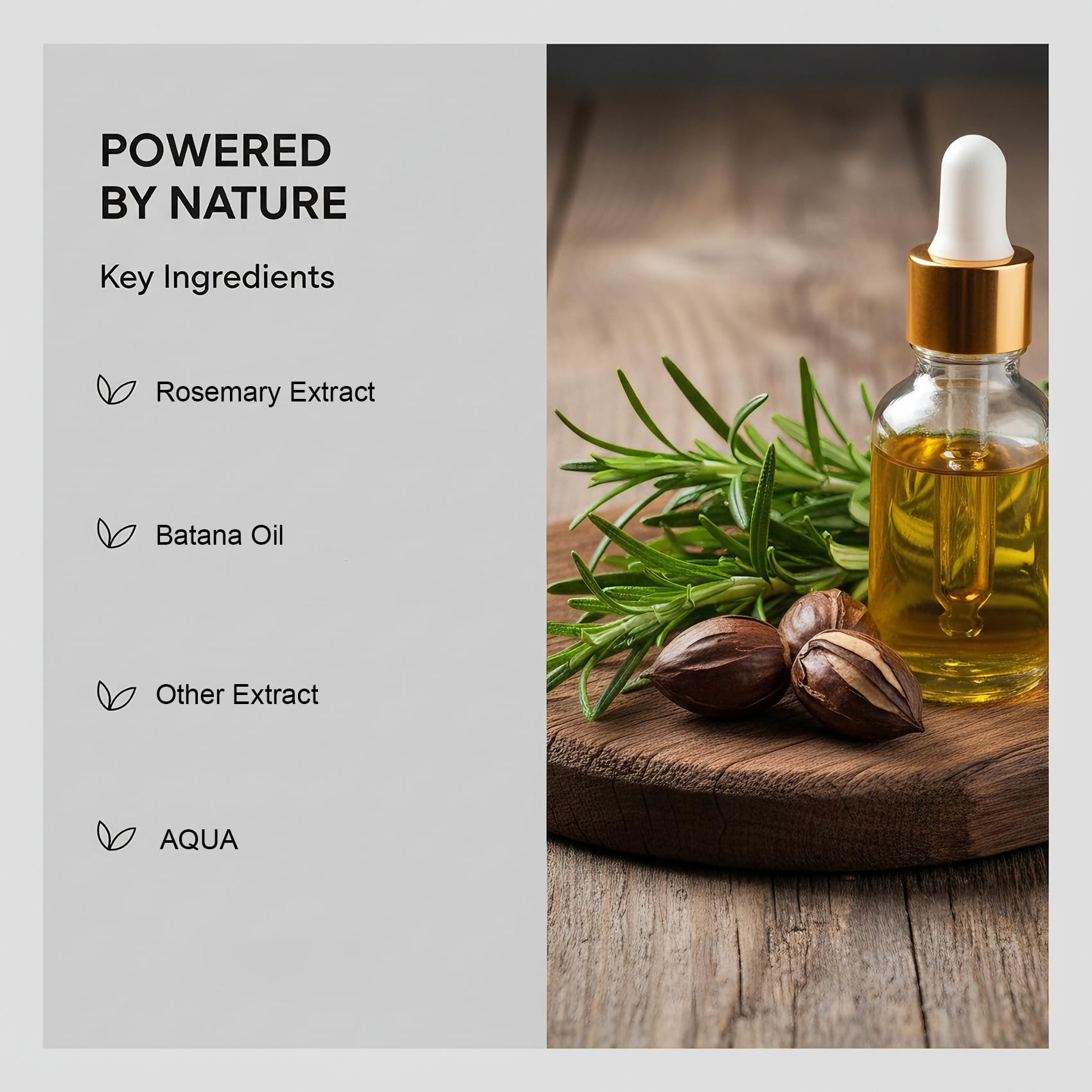 Nuvara Root Revival Shampoo batana oil visual highlights moisturizing properties without heaviness.