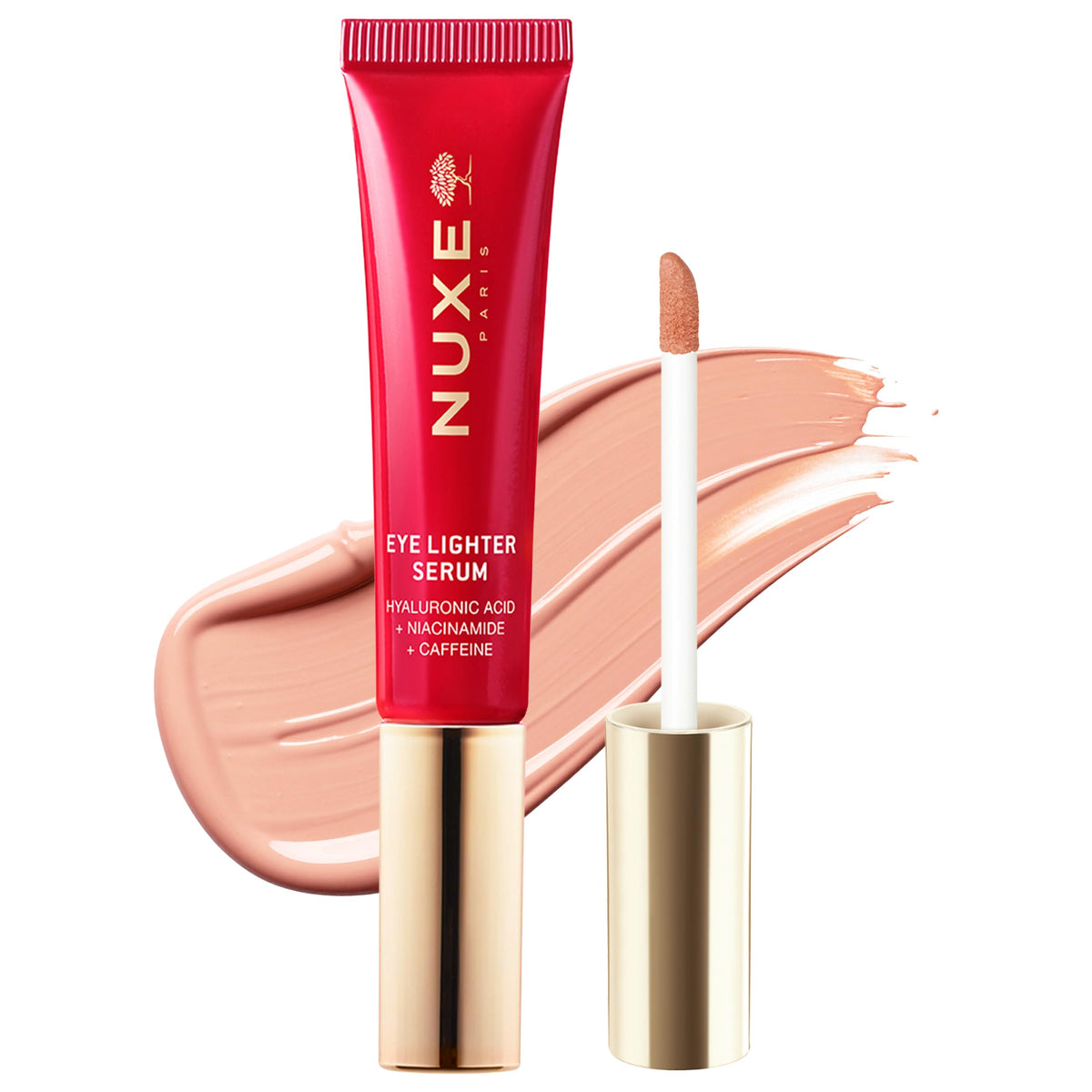 Nuxe Merveillance Lift Eye Lighter Serum packaging for quick morning refresh