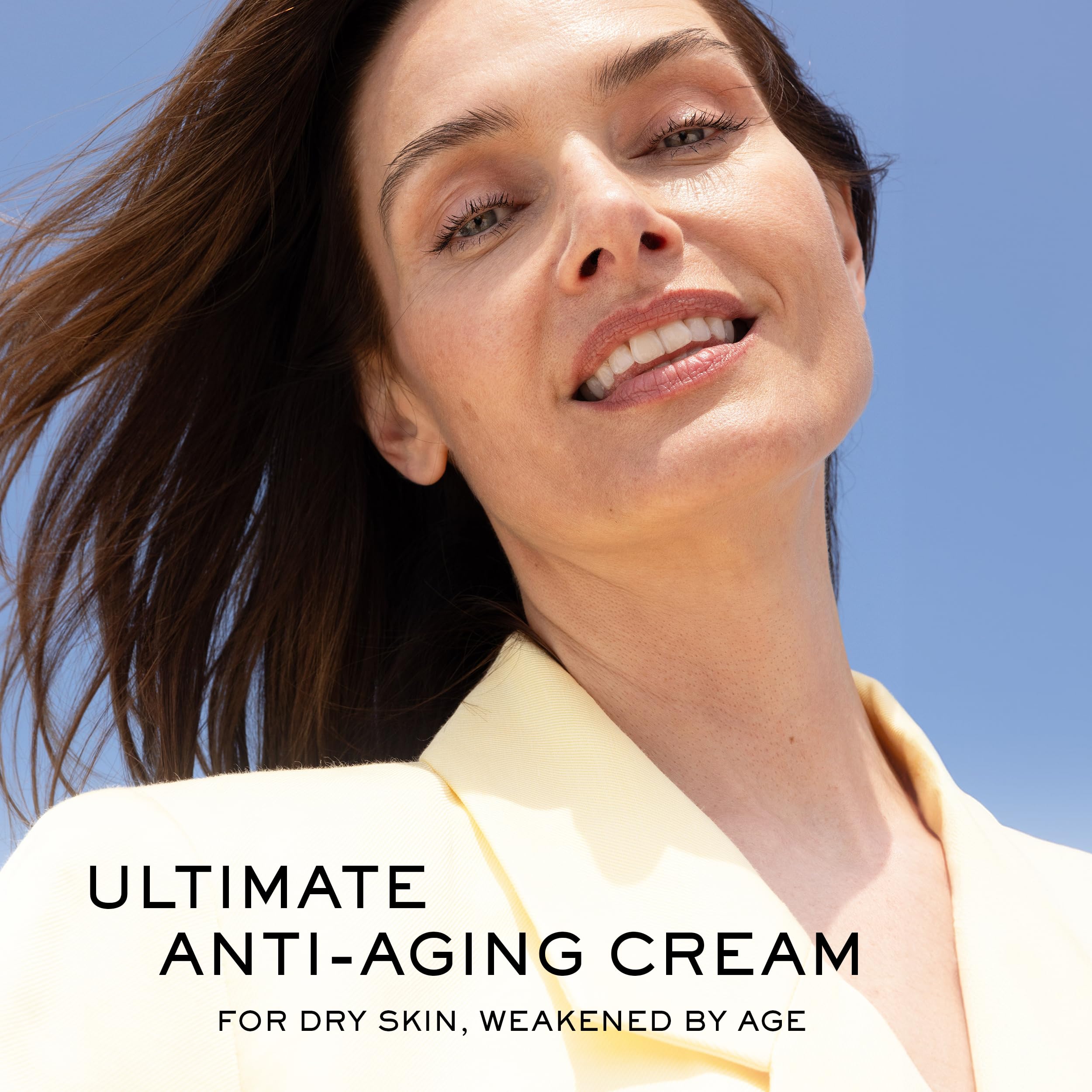 Nuxe Nuxuriance Gold texture cream swatch showing rich moisture.