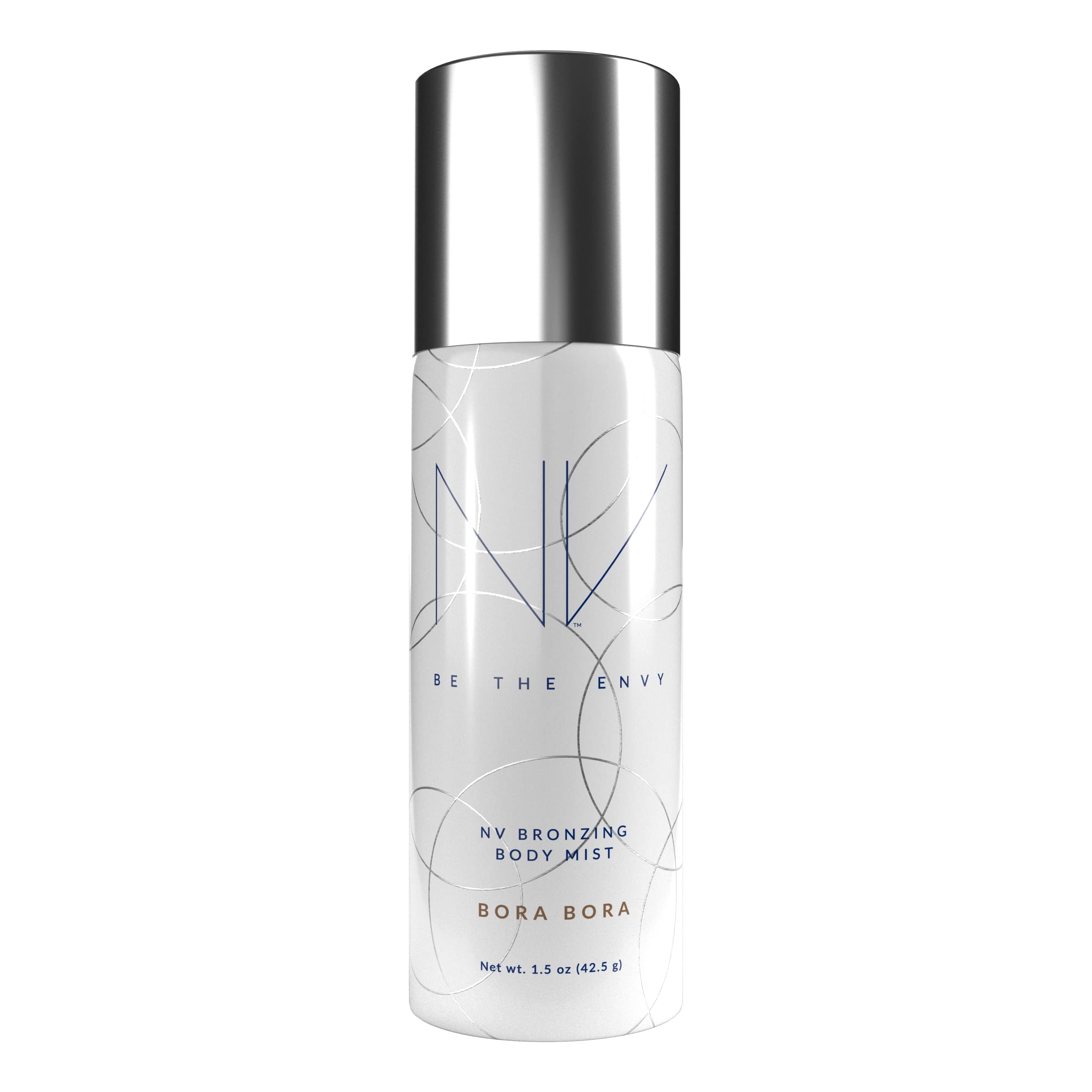 NV BE THE ENVY Bronzing Body Mist Bora Bora spray delivers even, buildable coverage.