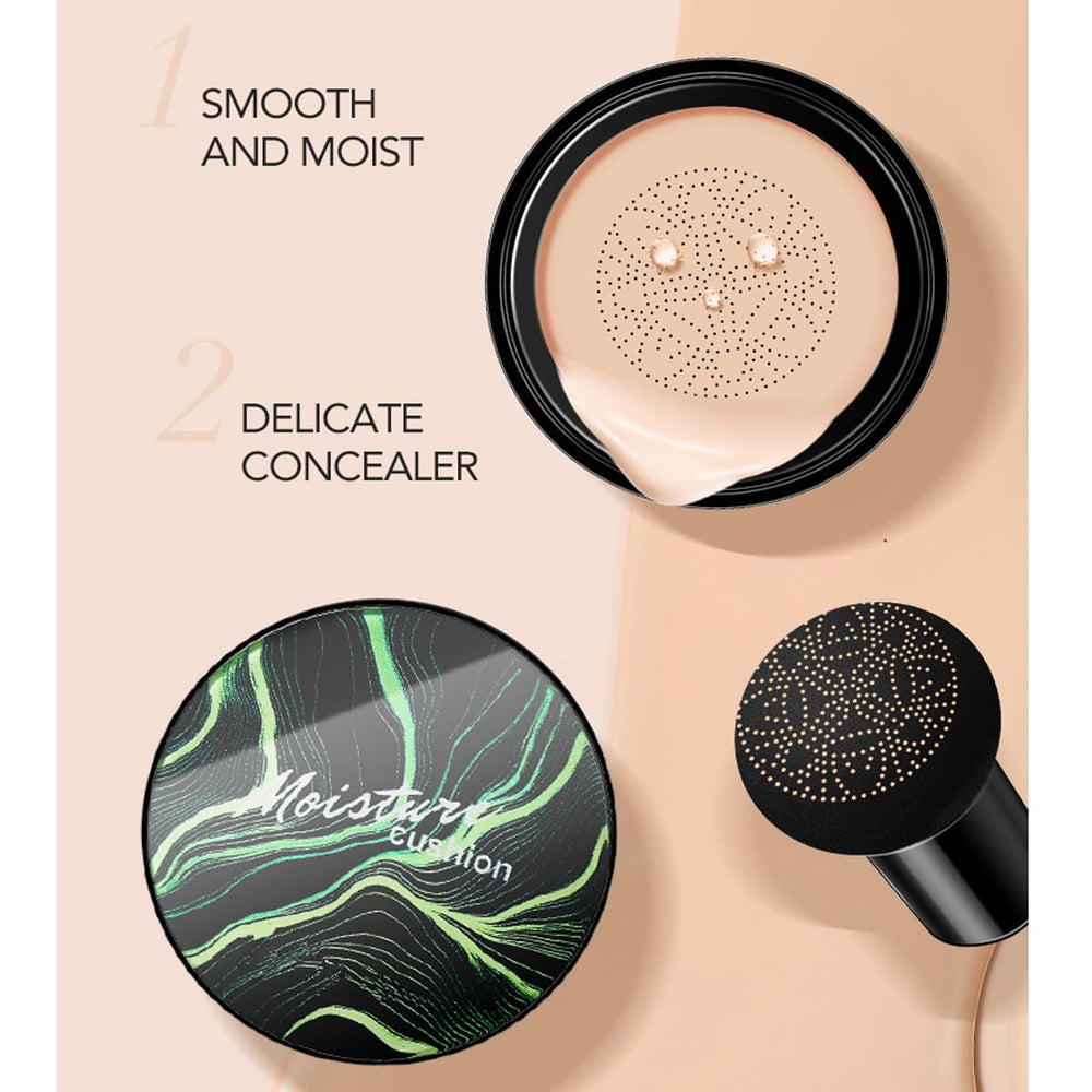 Nvyue Centella and Tremella enriched formula nourishes skin with lightweight concealment.