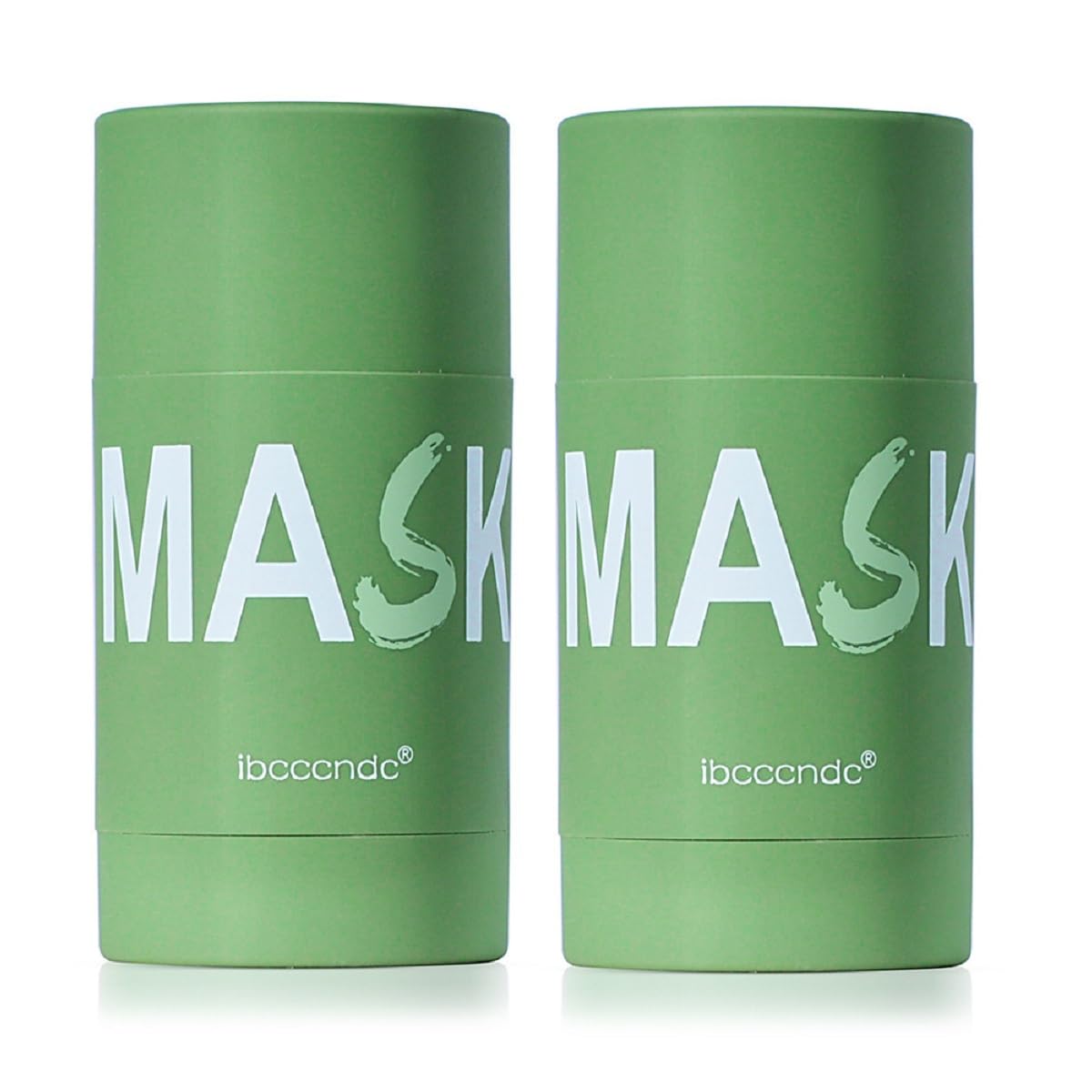 Nvyue Deep Cleanse Mask Stick applied to face for easy pore cleansing.