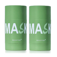 Nvyue Deep Cleanse Mask Stick applied to face for easy pore cleansing.