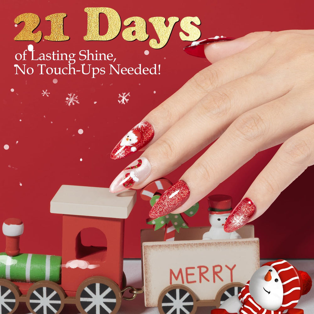 NXJ INFILILA cat eye orange gel polish for bold coverage and gloss