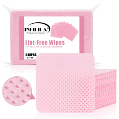 NXJ INFILILA lint-free nail wipes for gel polish removal and precise cleanup