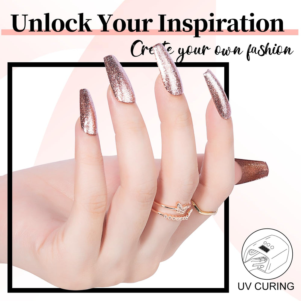 NXJ INFILILA macro sparkle shows premium glitter particles for luminous nails.