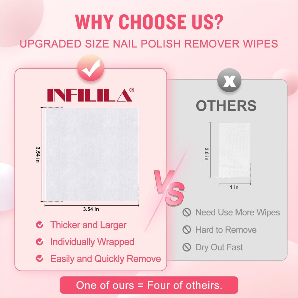 NXJ INFILILA rose-oil-infused pad moisturizes while removing polish