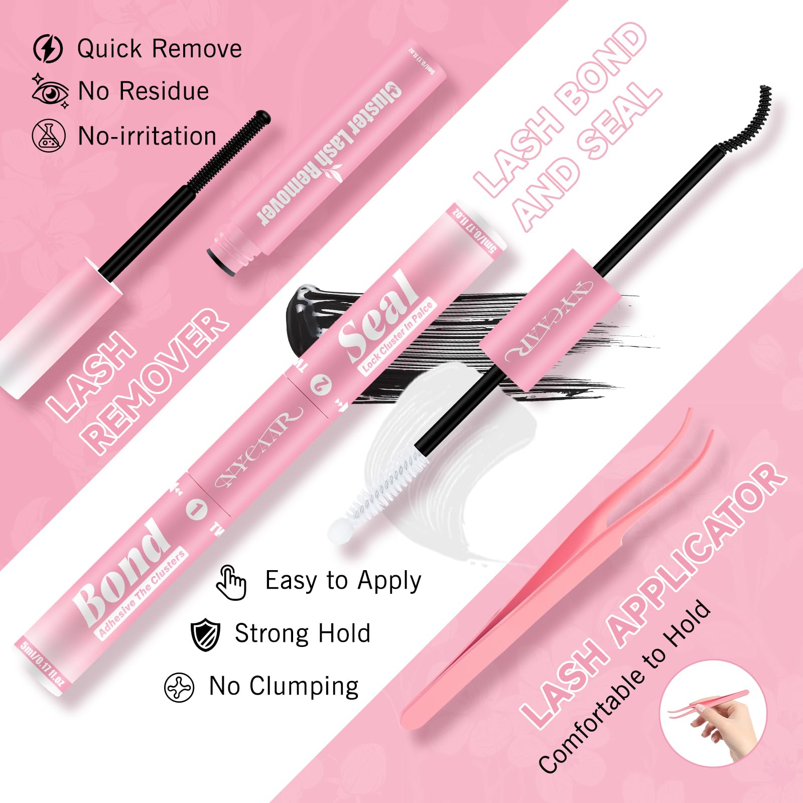 NYCAAR Shape-Memory Fibers keep lashes in perfect shape