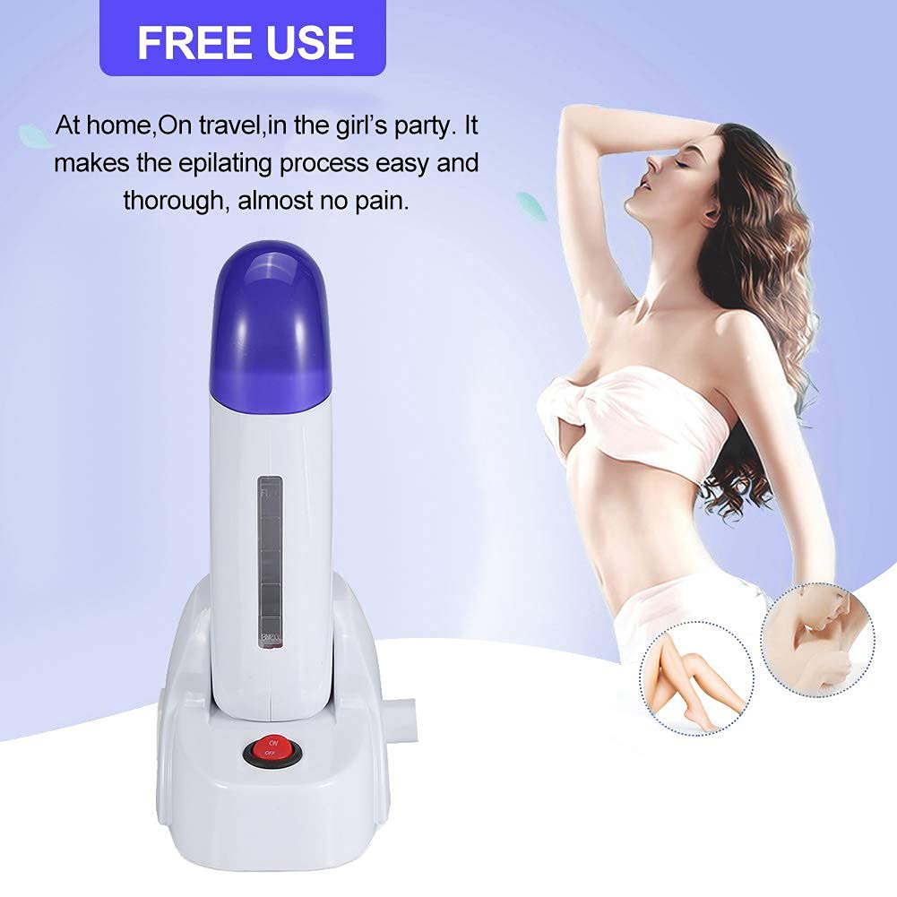 Nynelly depilatory wax provides smooth melt and quick roll-on application.