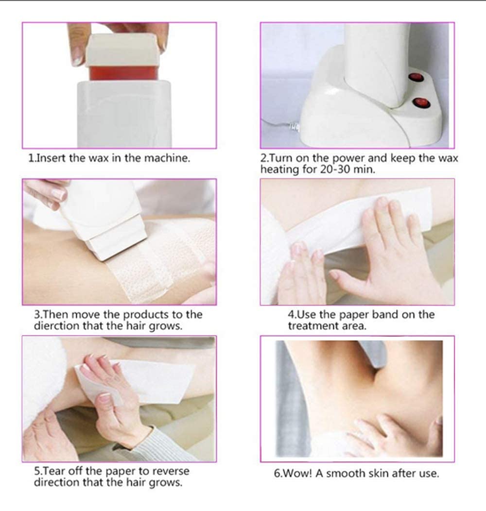 Nynelly portable wax warmer design fits in a bag for travel.