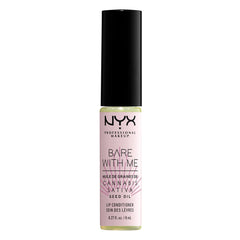 NYX Bare With Me Cannabis Sativa Seed Oil lip gloss offers a long-lasting moisture and glow