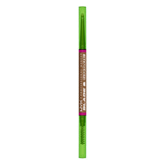 NYX Blade & Shade Brow Pencil close-up with dual-edged tip for precise hair-like strokes