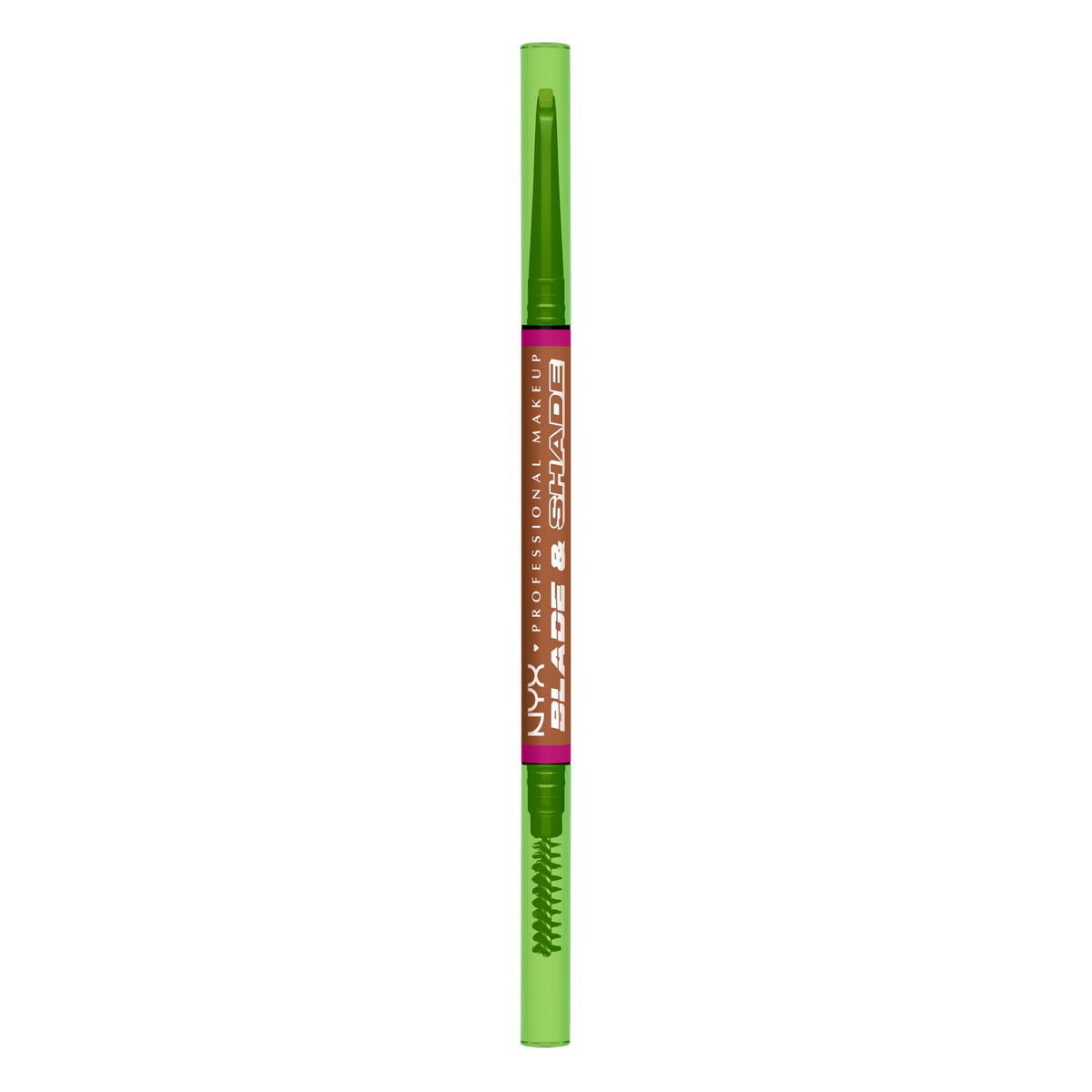 NYX Blade & Shade Brow Pencil nano-mechanical tip close-up for precise hairlike strokes.