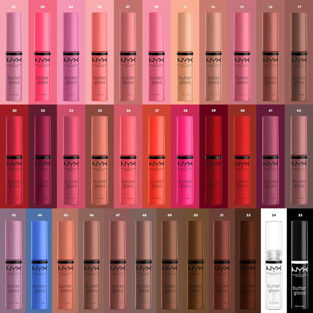 NYX Butter Gloss Strawberry Cheesecake texture captures soft melt-in lip sensation