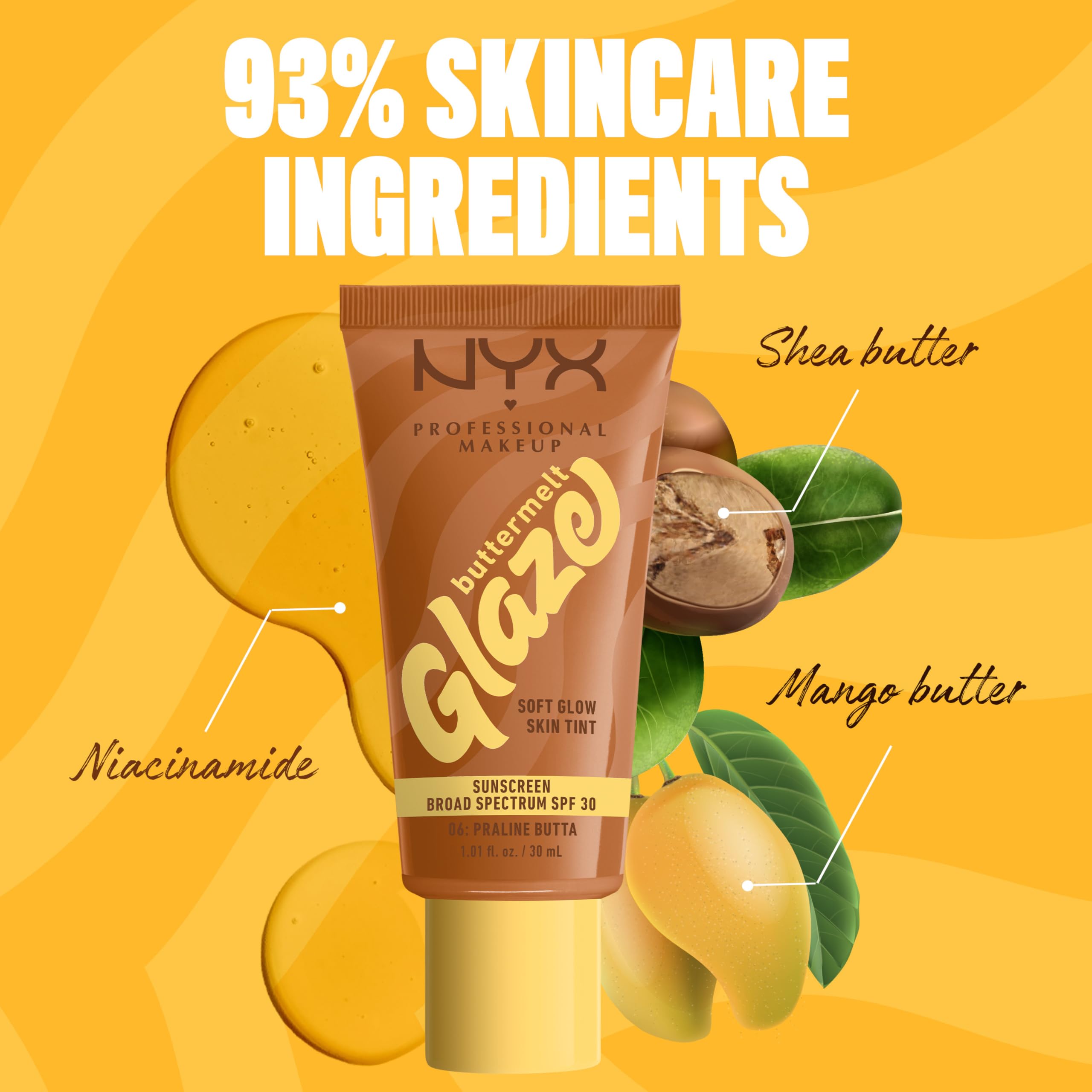 NYX Buttermelt Glaze Niacinamide boost for smooth skin