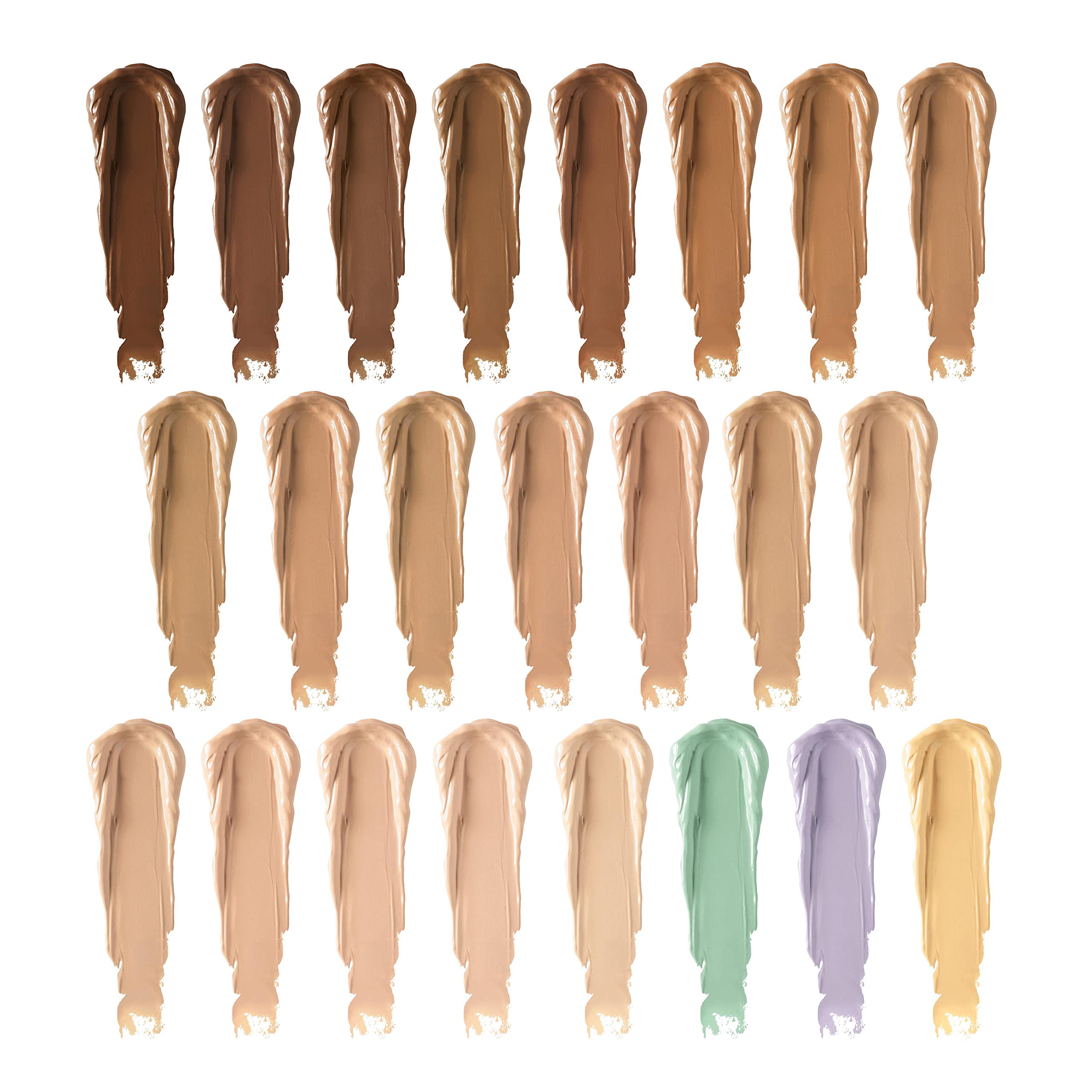 Brand shot of NYX cruelty-free makeup concealer wand in tan shade