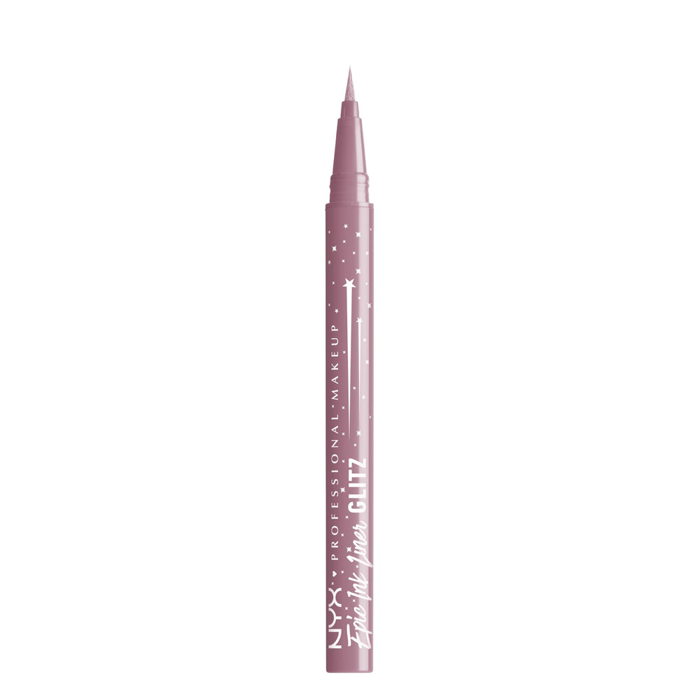 NYX Epic Ink Glitz liner brush-tip close-up for precise, defined lines