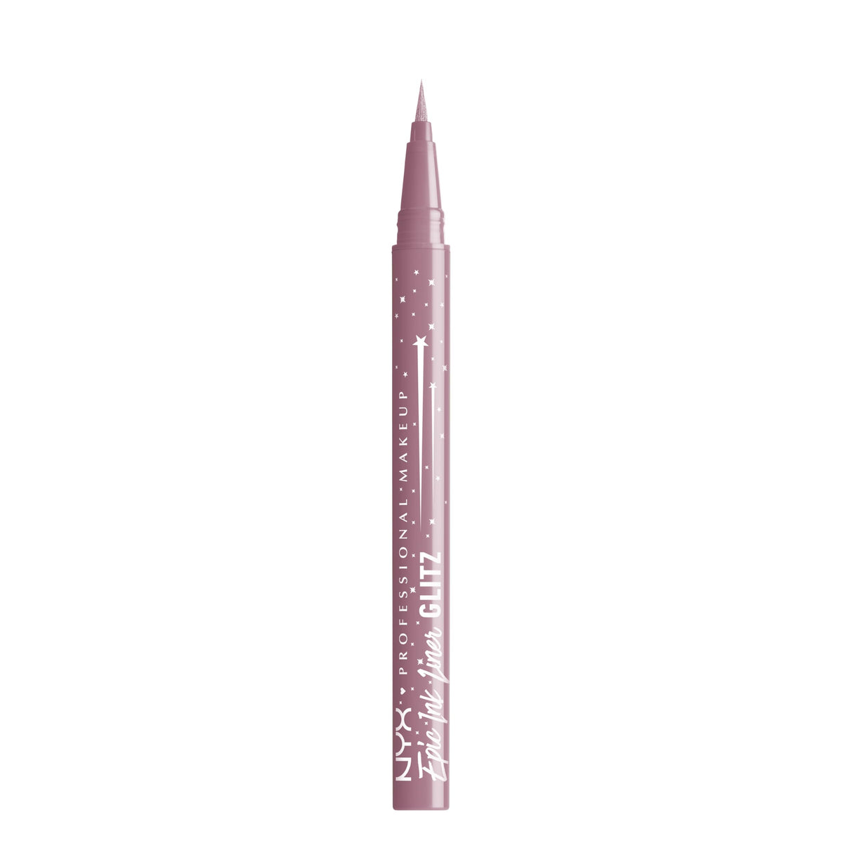 NYX Epic Ink Glitz liner brush-tip close-up for precise, defined lines