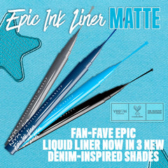 Close-up of the precision tip delivering ultra-fluid, clean lines for NYX Epic Ink Liner.