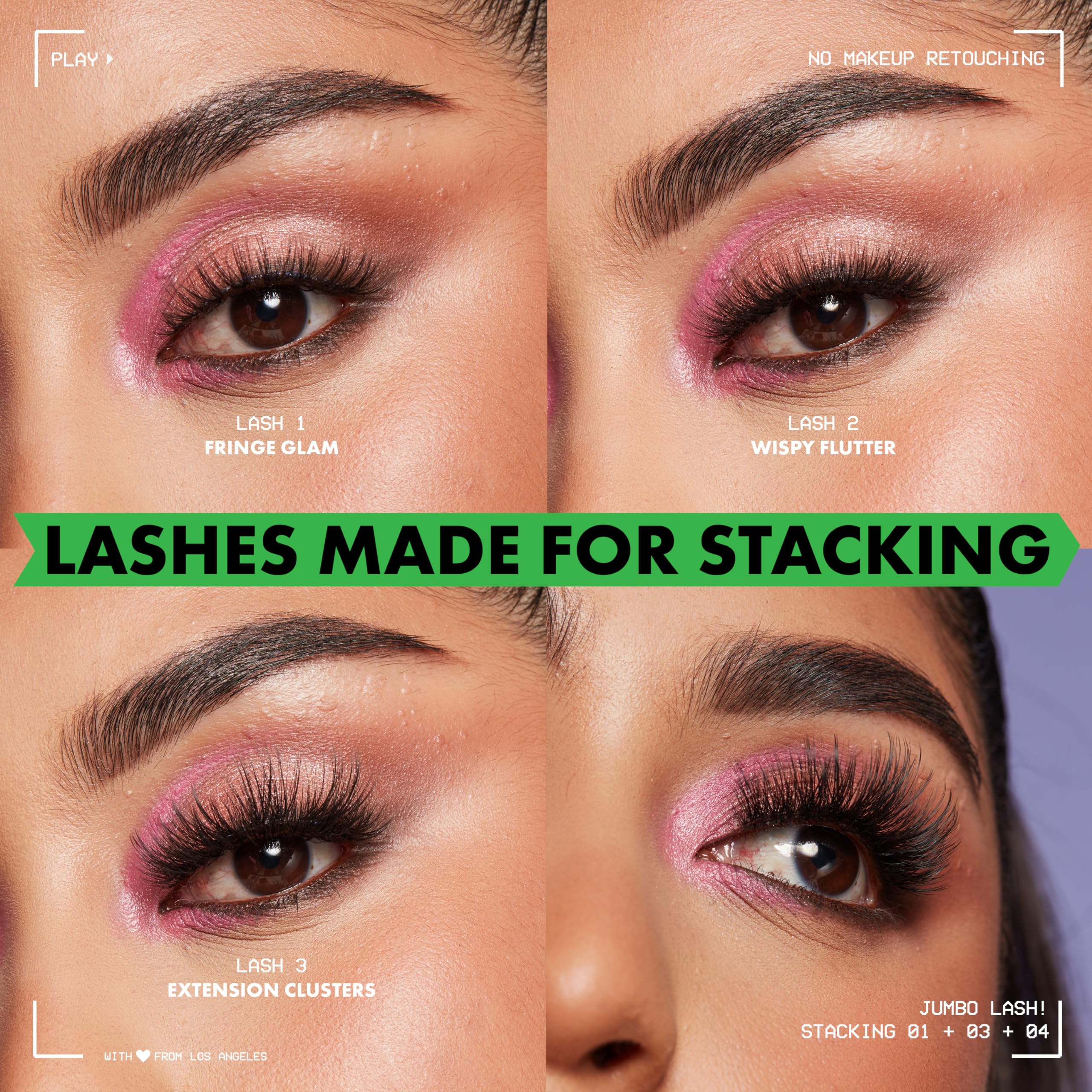 NYX Jumbo Lash reusable up to 15 times with care.
