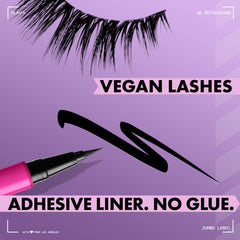 NYX Jumbo Lash stackable lashes illustrating extra volume options.