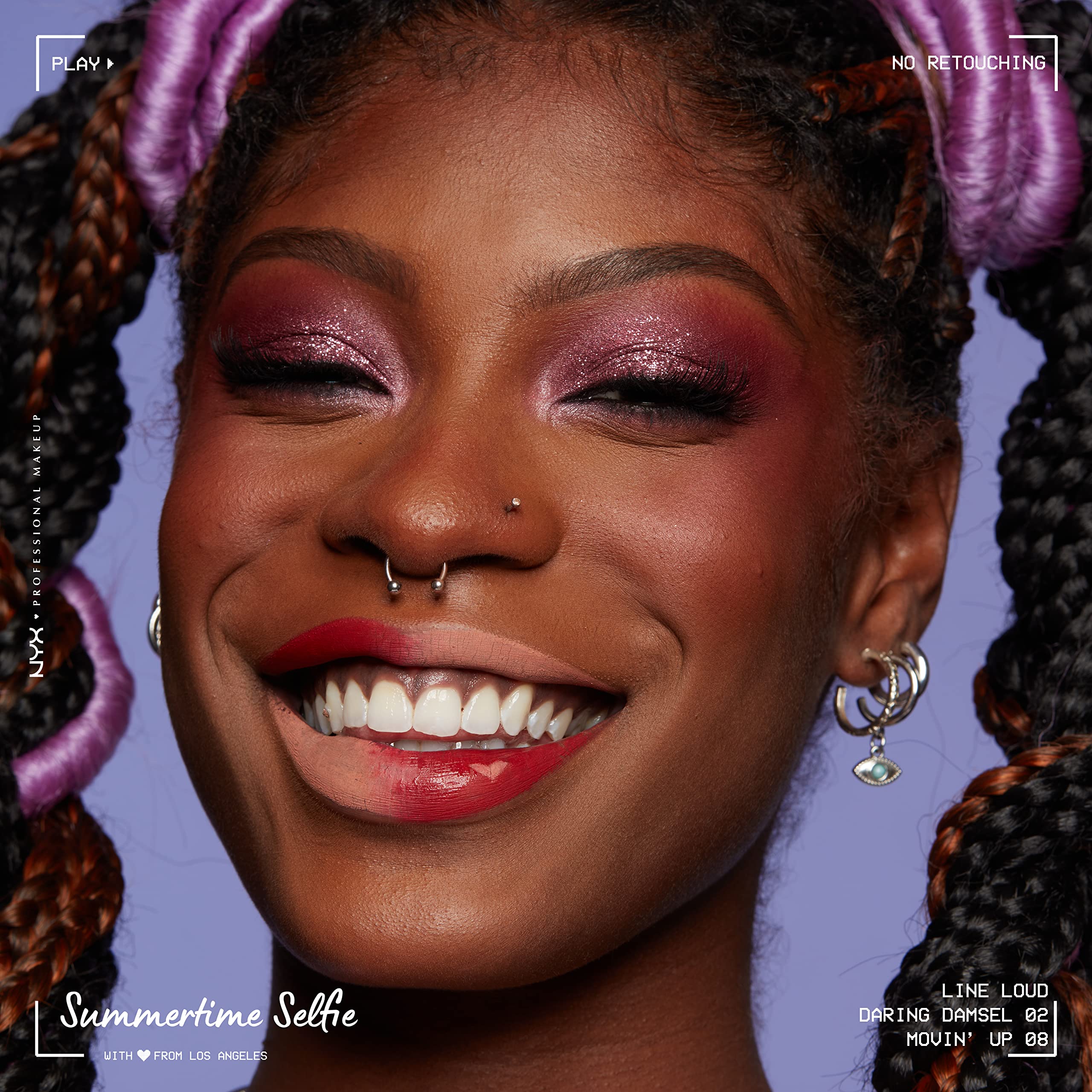 Cruelty-free NYX Line Loud Lip Liner Movin Up branding