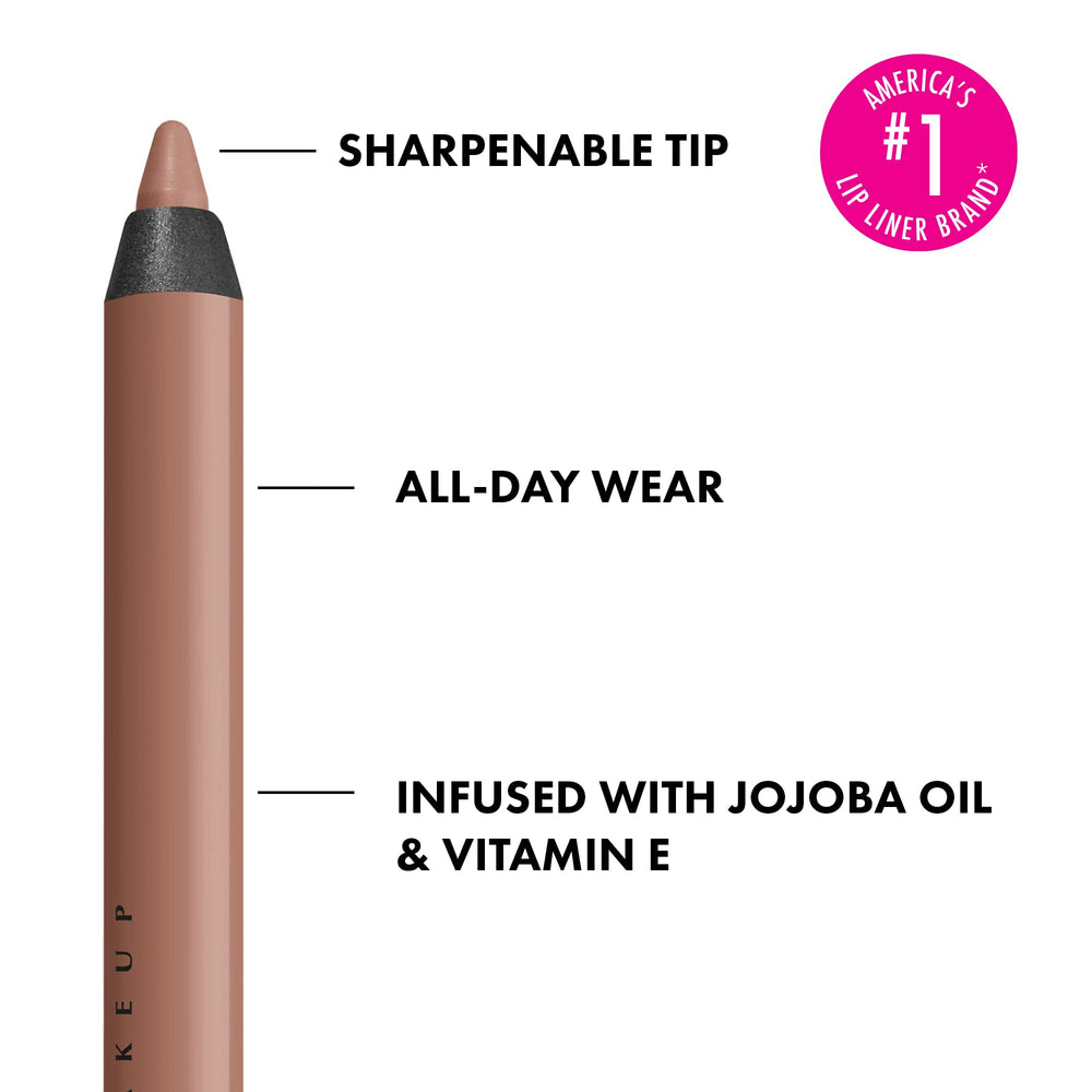 NYX Line Loud Lip Liner swatches reveal vibrant, long-wearing color.
