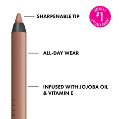 NYX Line Loud Lip Liner swatches reveal vibrant, long-wearing color.