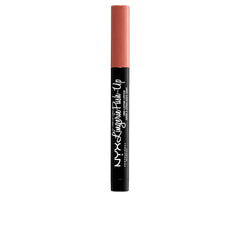 Close-up of NYX Lip Lingerie Push-Up Bullet in nude matte shade for long-lasting wear.