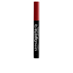 NYX Lip Lingerie Push-Up Exotic swatch showing warm mahogany red for long-lasting color