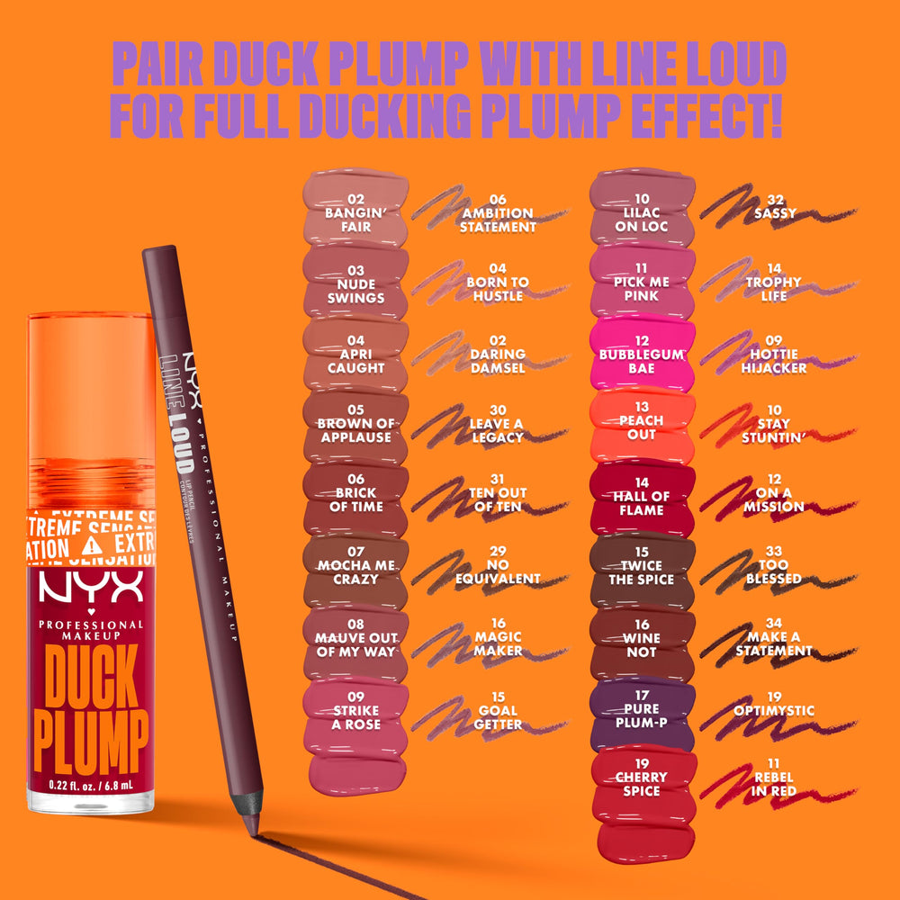 NYX lip plumper tingling sensation closeup indicates plump potential