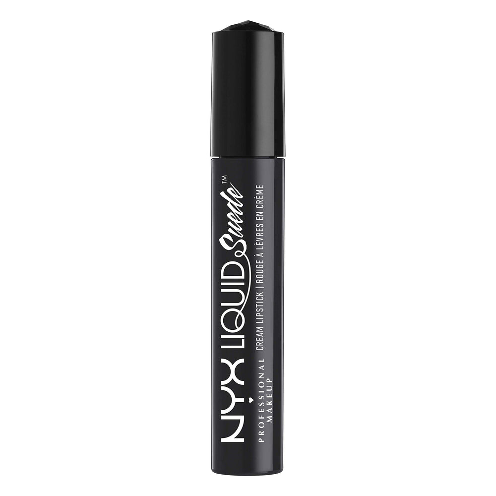 NYX Liquid Suede Alien closeup shows velvety texture and rich pigment