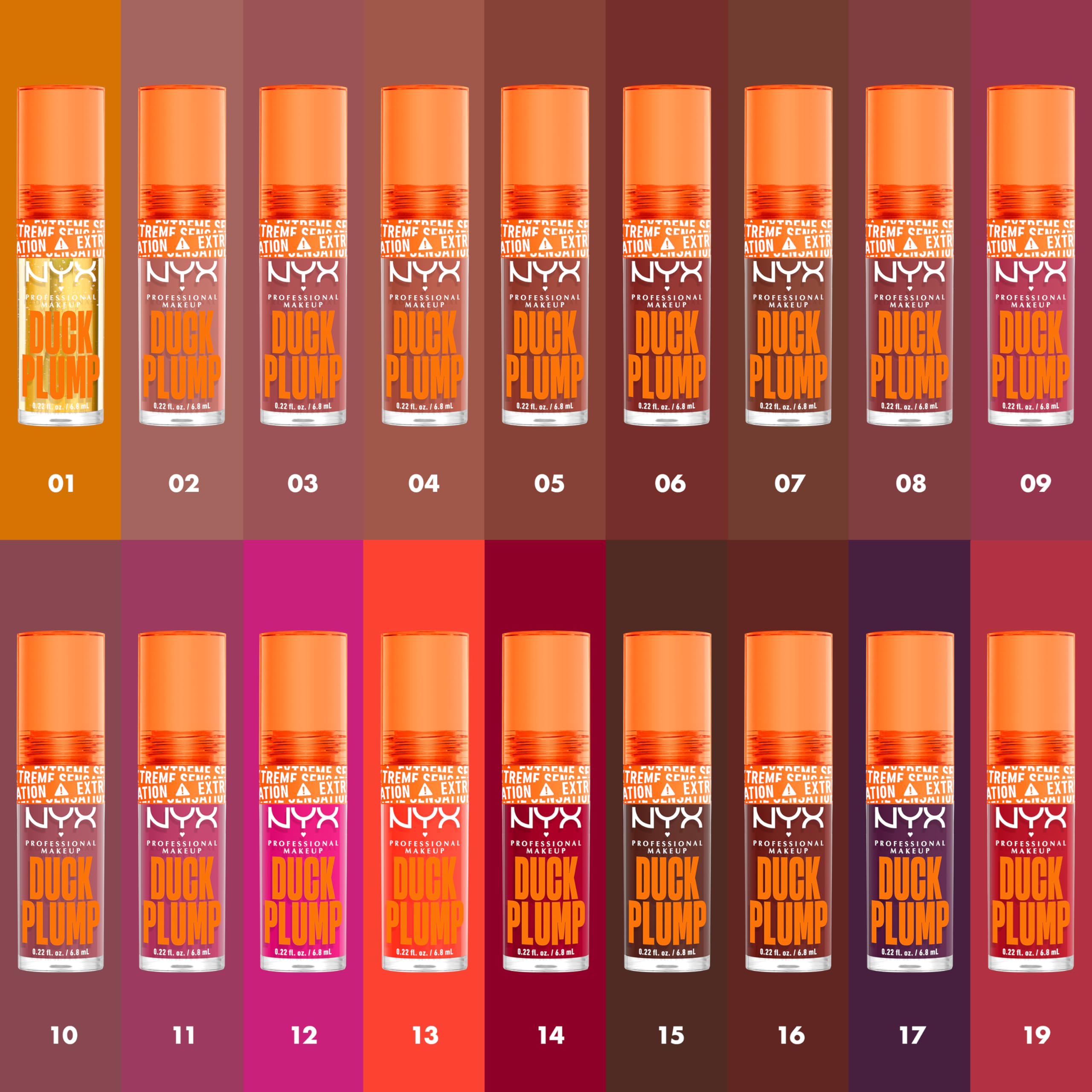 NYX Mocha Me Crazy gloss swatches on lips for bold color
