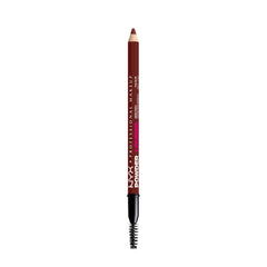NYX Powder Louder Brow Pencil creates a full shape with natural hair-like strokes.