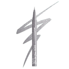 NYX Epic Ink Glitz liner close-up of the precise brush tip for clean lines