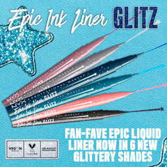Packaging of NYX Epic Ink Glitz liner with outer box