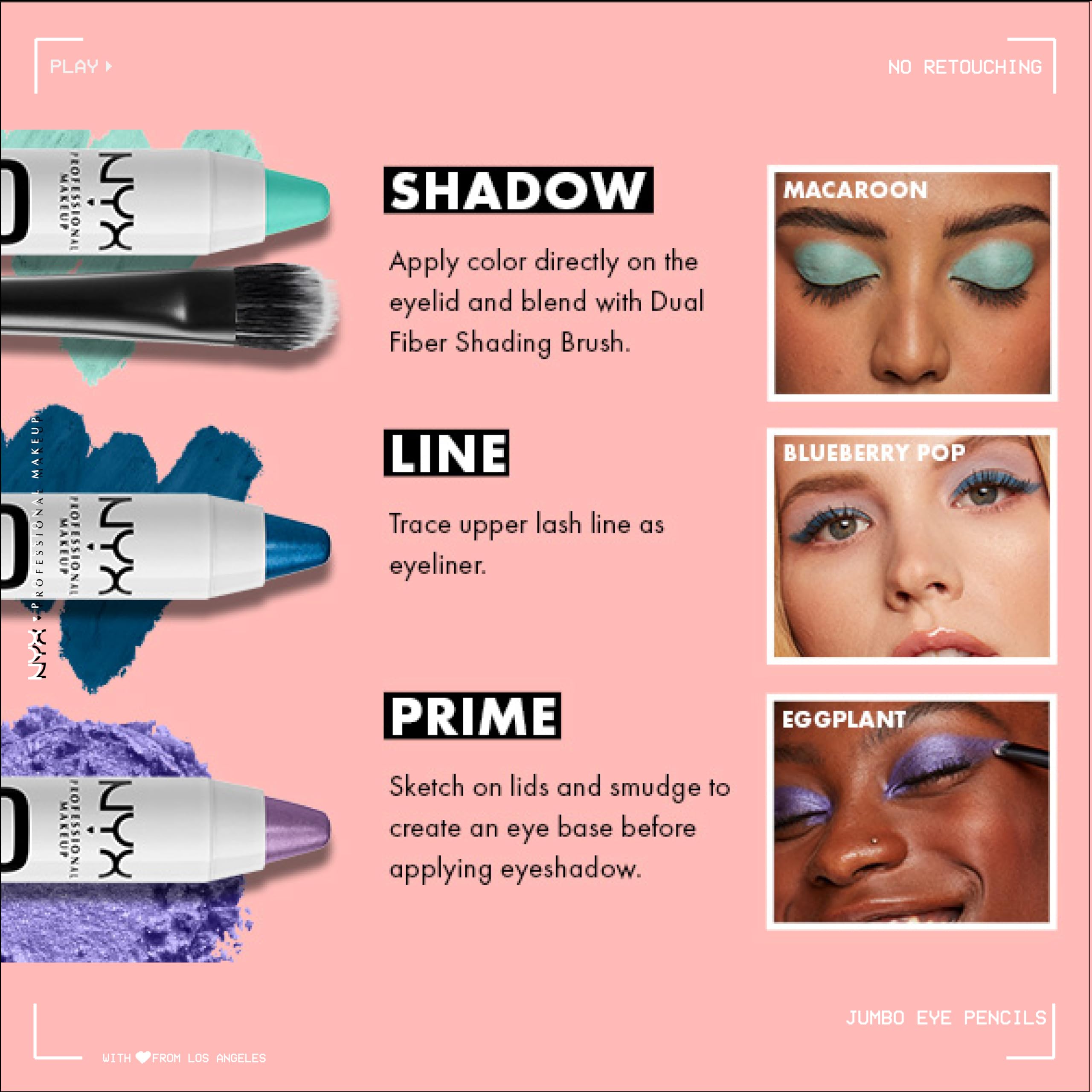 NYX Jumbo Eye Pencil Iced Mocha travel-friendly pencil for on-the-go looks