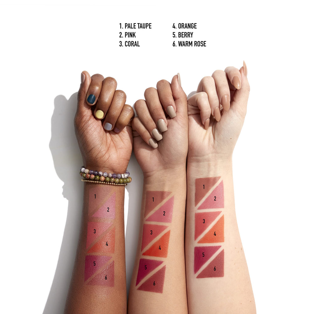 NYX Sweet Cheeks cream blush swatch blends smoothly for a seamless, radiant flush.