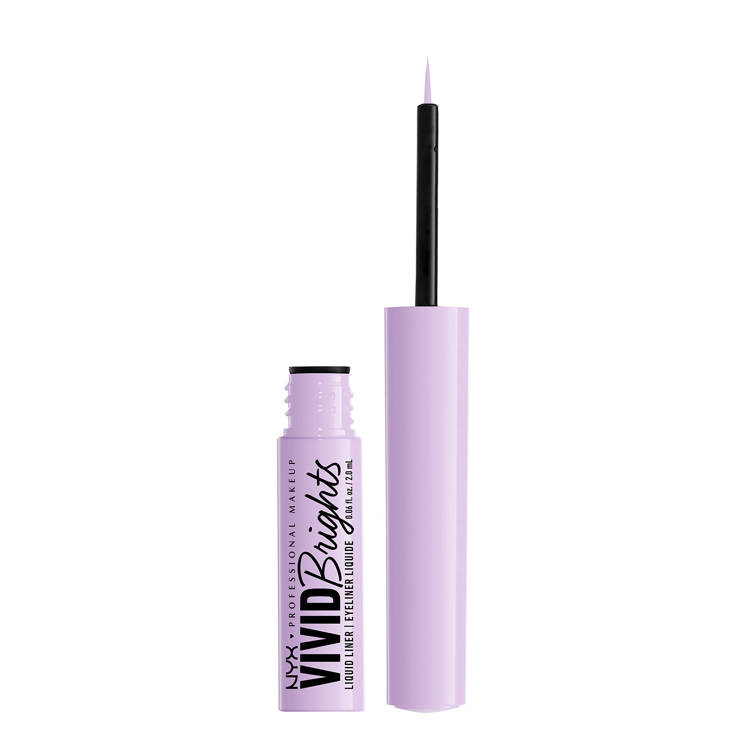NYX Vivid Brights Lilac Pink smooth application close-up