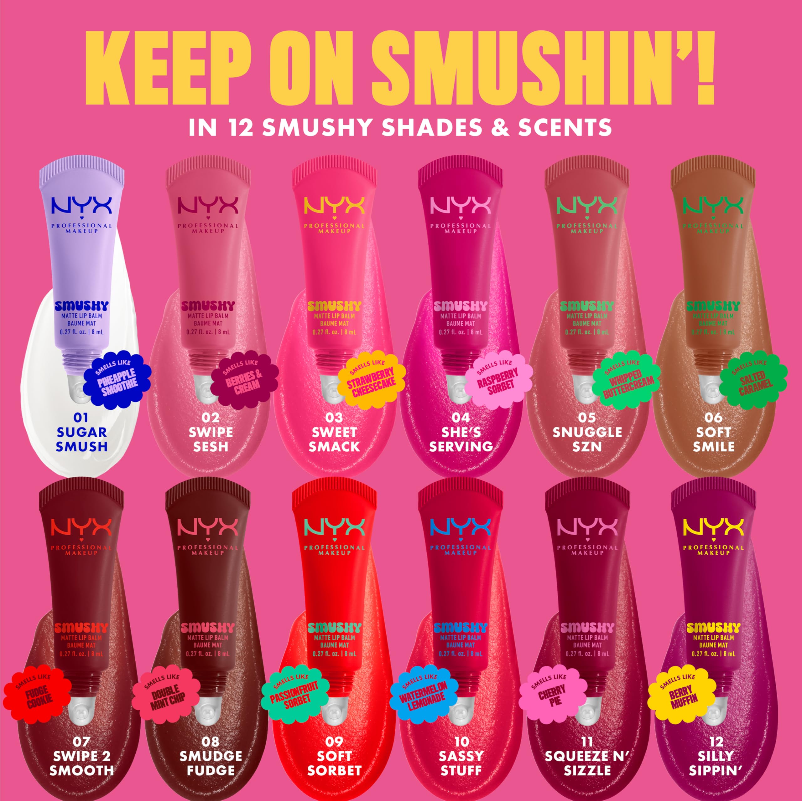 Cruelty-free emblem beside NYX branding on product packaging.