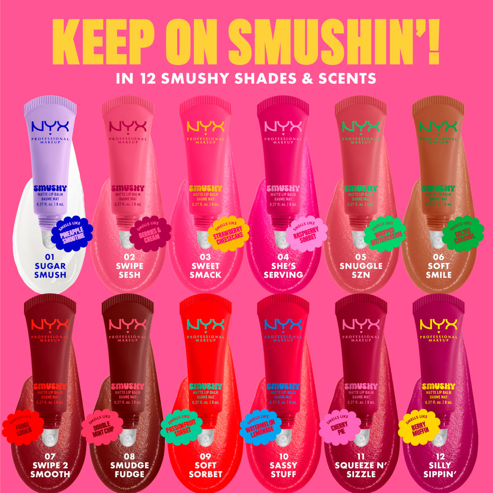 Cruelty-free emblem beside NYX branding on product packaging.