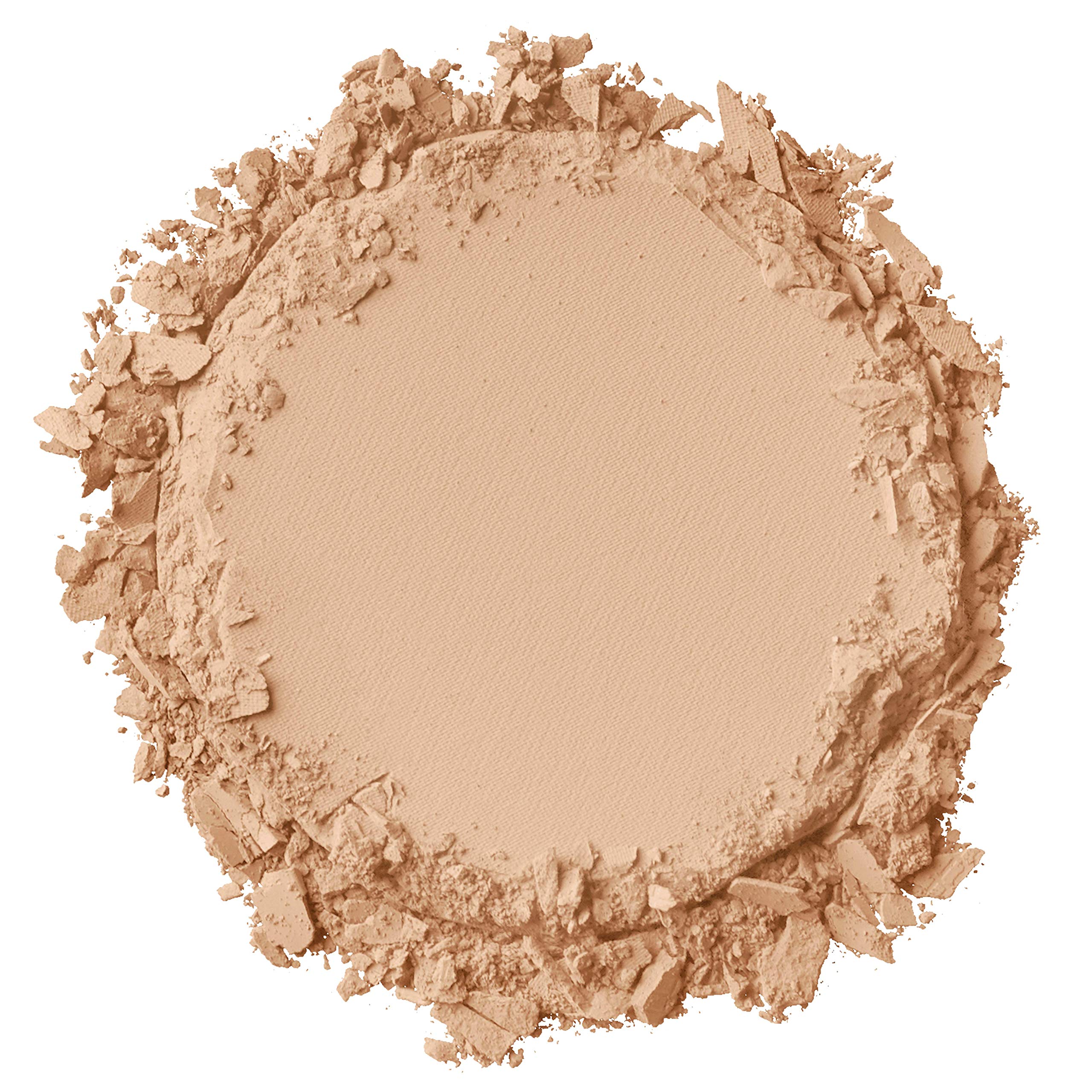 NYX Stay Matte powder applied with a makeup brush for light, natural coverage.