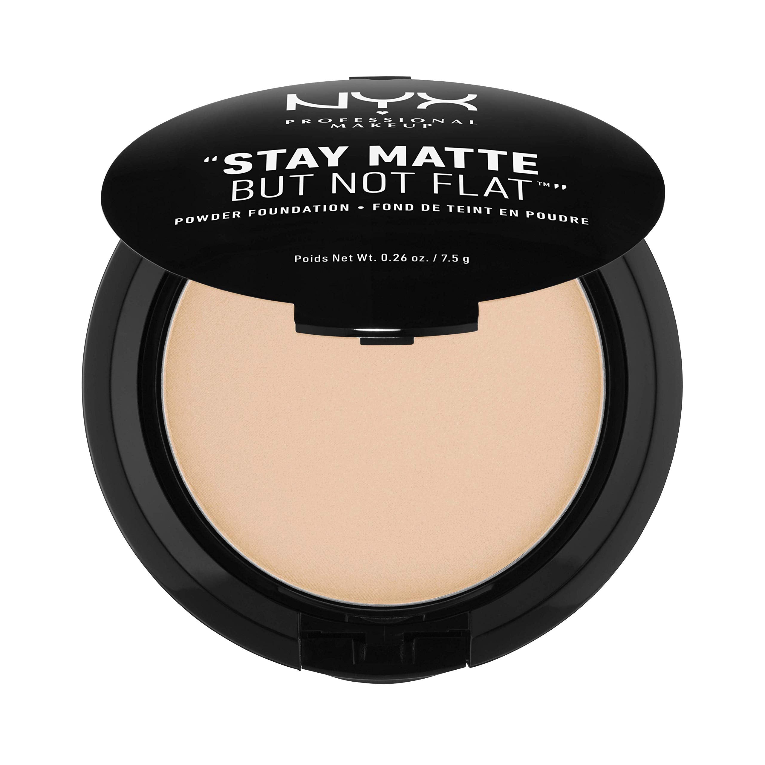 NYX Stay Matte powder compact close-up for a natural matte finish