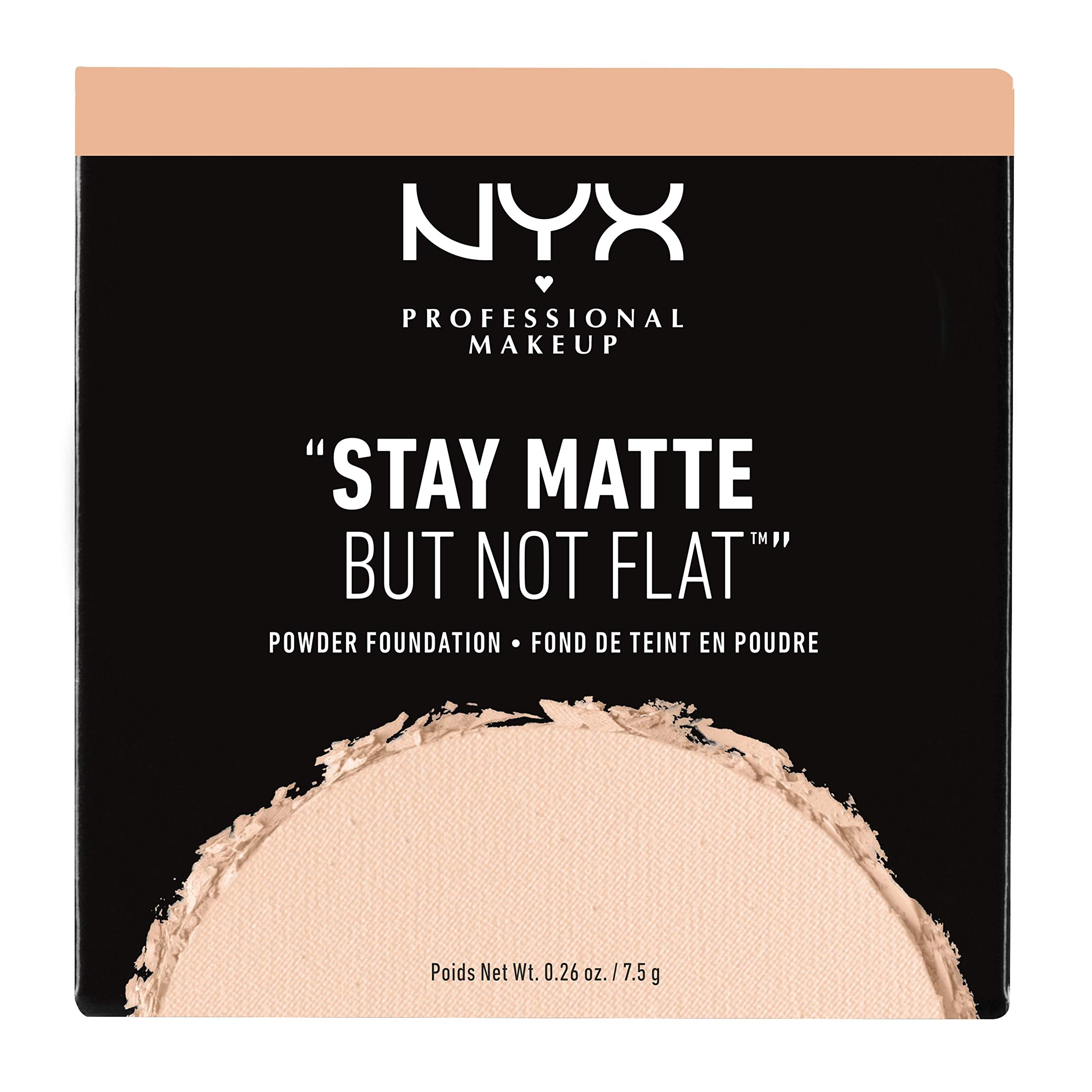 NYX Stay Matte powder sponge application for fuller coverage when dampened