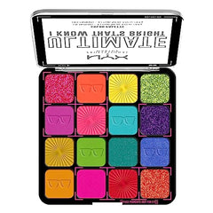 NYX Ultimate Shadow Palette features matte, satin, and shimmer finishes for versatile looks.