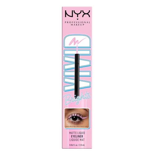 NYX Vivid Brights brand range inspires creative eye looks.