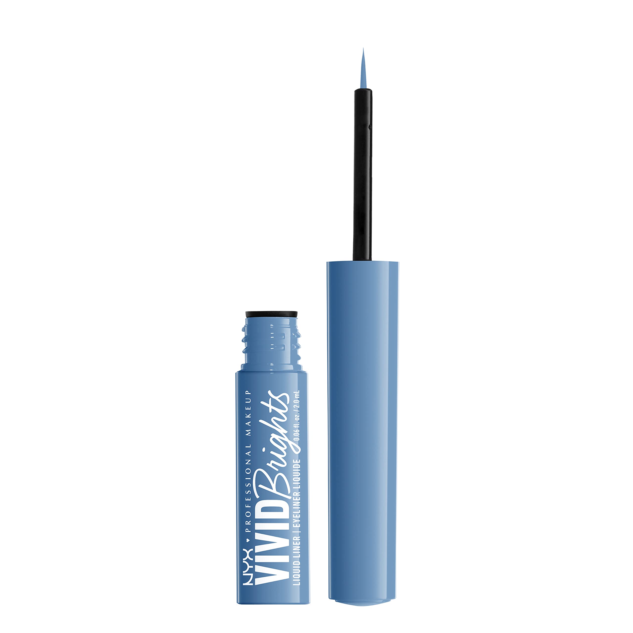 NYX Vivid Brights Liquid Liner Cobalt Crush waterline pop concept
