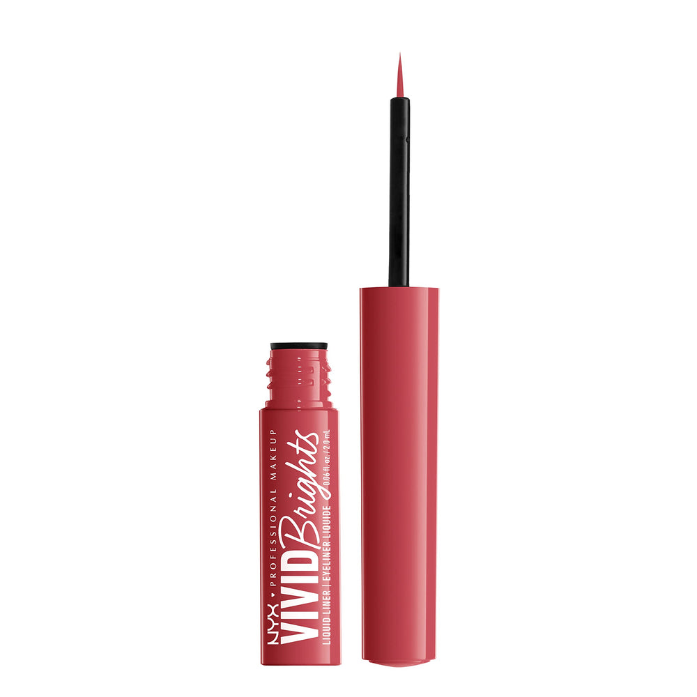 NYX Vivid Brights on Red cruelty-free makeup option for experimentation.