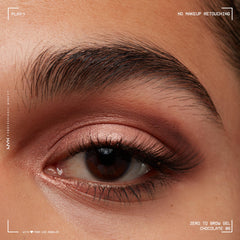 NYX Zero to Brow waterproof and transfer-resistant finish in action