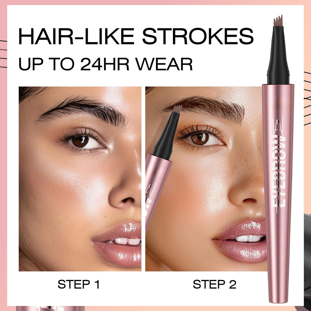 NyxaraJH integrated brush for blending and styling a seamless brow finish